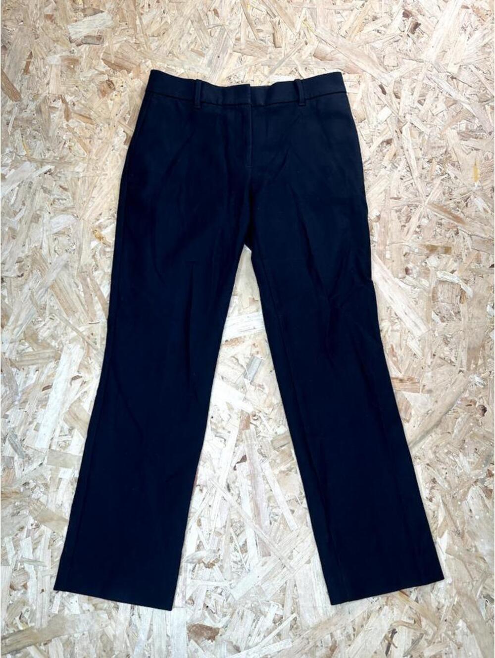Ann Taylor Dress Pants Womens Size 2 Black Straight Leg Workwear Trousers